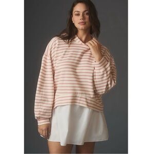 Pilcro for Anthropologie Striped Pink and White Tunic / Dress 3X